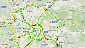 Google-карты учатся прогнозировать пробки на дорогах ключевых направлений