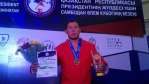Акмолинский полицейский стал бронзовым призером турнира по самбо в Астане