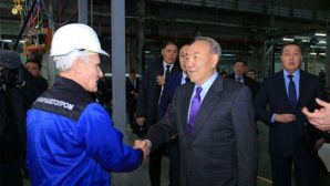 Нурсултан Назарбаев приехал с рабочим визитом в Костанай