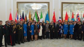 В Астане проведен торжественный прием военно-дипломатического корпуса