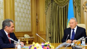 Нурсултан Назарбаев и Сергей Шойгу обсудили вопросы обороны