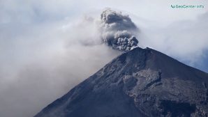 Одно из сильнейших извержений вулкана произошло в Гватемале