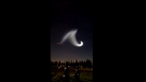 В Китае сняли на видео неопознанный летающий объект. НЛО?