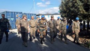 Инспекционная группа ВС РК провела проверку миротворческой роты в Ливане