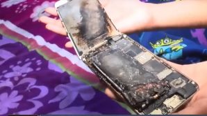 У 11-летней девочки в руках загорелся iPhone 6