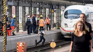 В Германии мигрант толкнул под поезд мать с ребенком
