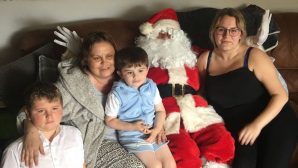 Смертельно больная женщина отпраздновала Рождество с детьми в сентябре