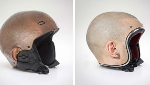 Реалистичность зашкаливает: дизайнер разработал шлем в виде головы человека