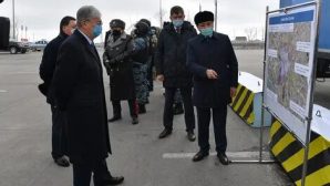 Президент посетил блокпост в Нур-Султане